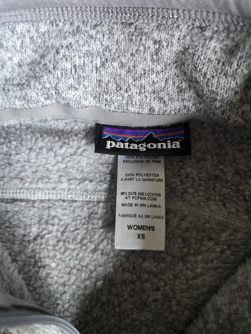 Patagonia Womens XS gray Full Zip Vest